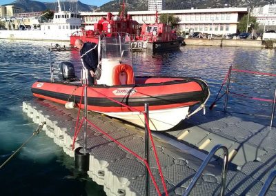 Base à bateau 6,5 m x 2,5 m – Gendarmerie Maritime – Toulon – 2019
