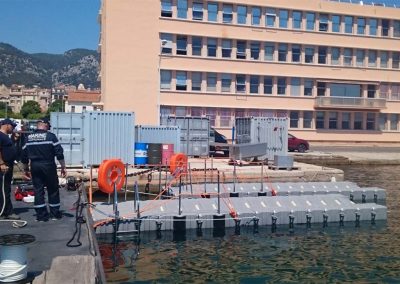 MARINEFLOOR - base à bateau - La gendarmerie maritime - Toulon - 2019
