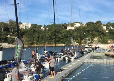 Ponton d’amarrage et embarquement GC32, Toulon – 2018