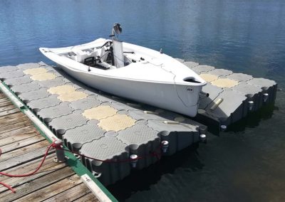 MARINEFLOOR - base à bateau pour quillard - Yacht club de voile de Meze - 2020