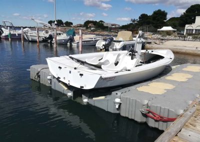 MARINEFLOOR - base à bateau pour quillard - Yacht club de voile de Meze - 2020