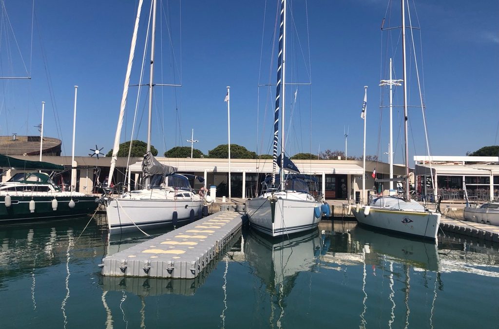 Pontons « Cateway » d’amarrage à Port Camargue