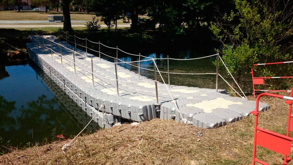 Marinefloor - Application passerelle flottante - Chateauroux