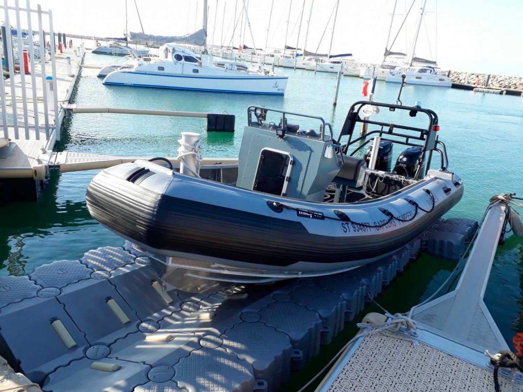 Marinefloor - Base à bateau La Grande Motte - Sapeurs pompiers