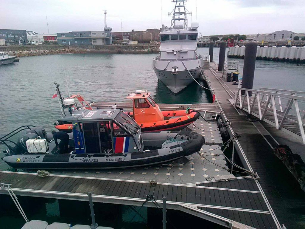 Marinefloor - Base à bateau La Rochelle - Sapeurs pompiers