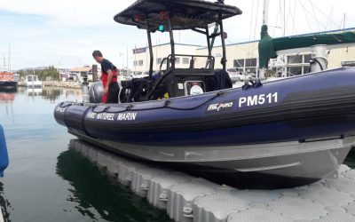 Base à bateau d’essais à Port Leucate