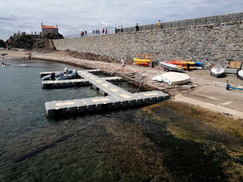 Marinefloor - Collioure - Ponton d'amarrage et de baignade