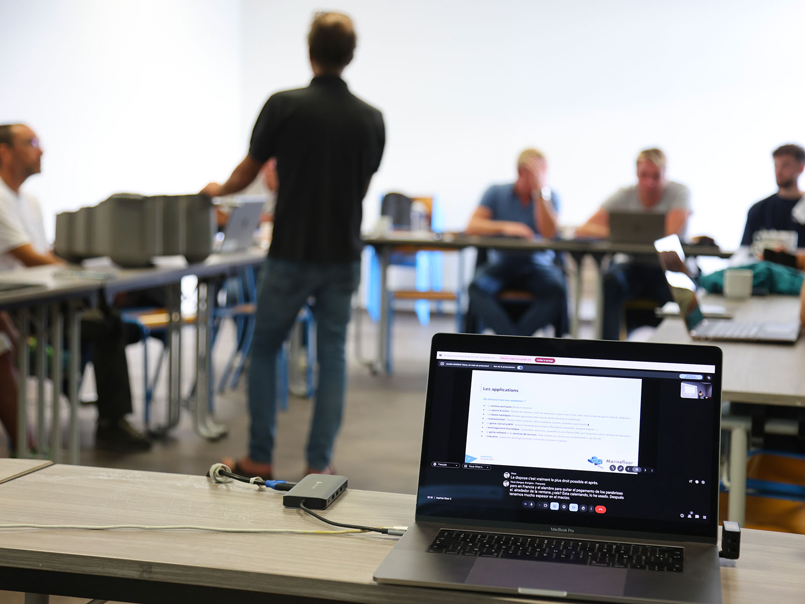 ateliers techniques et rencontres lors des marinefloor days 2025