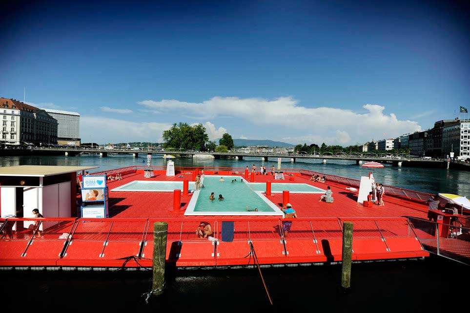 Marinefloor - Genève piscine flottante