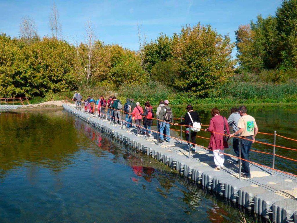 Marinefloor - Passerelle flottante - Journées Biomareau - RN St-Mesmin