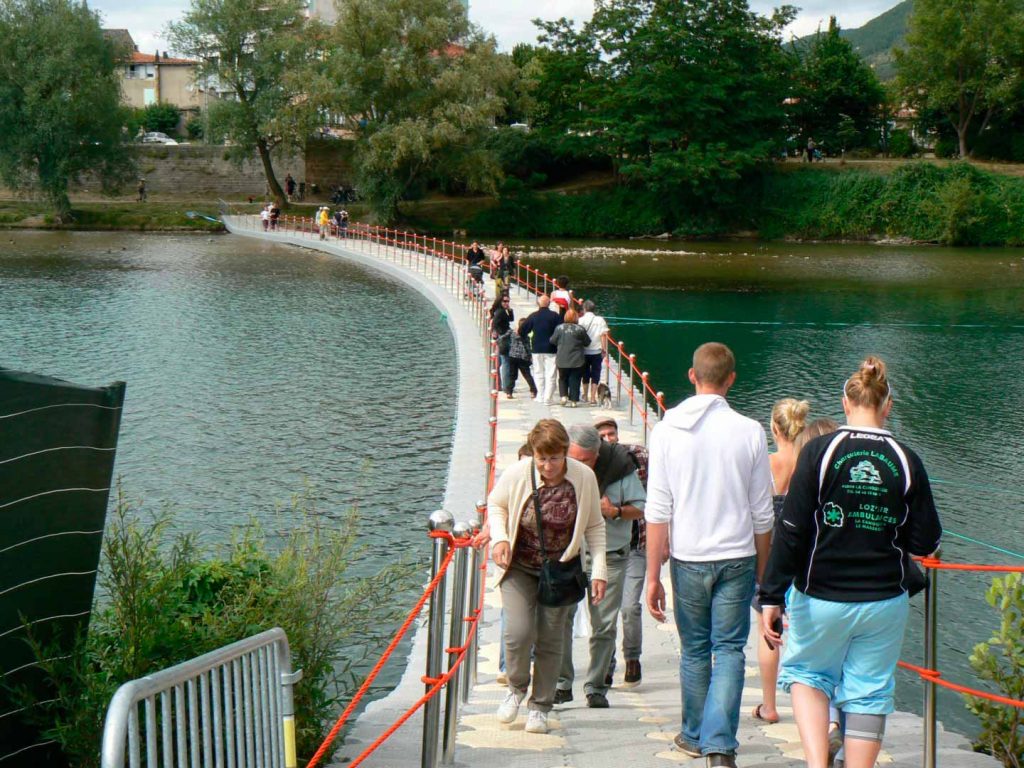 Marinefloor - Passerelle flottante - Milleau