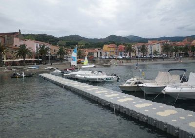 Marinefloor - Ponton amarrage et baignade à collioure