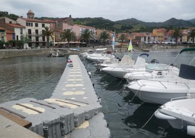 Marinefloor - Ponton amarrage et baignade à collioure