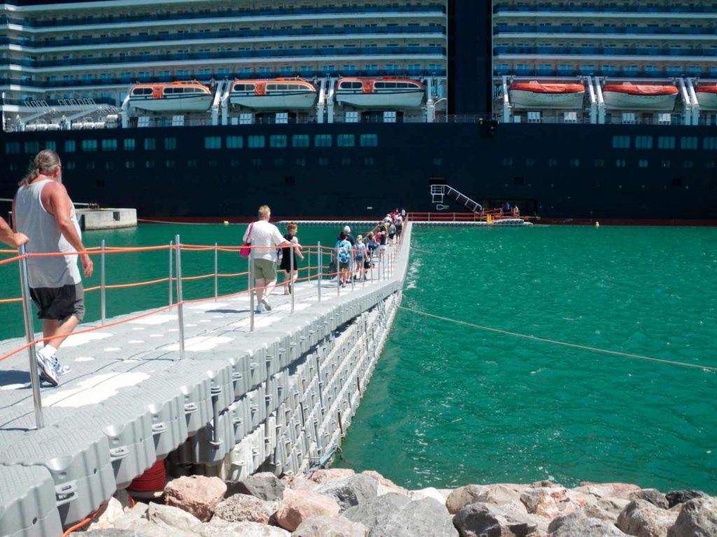 Marinefloor - Sète - Ponton bateau croisière Oosterdam