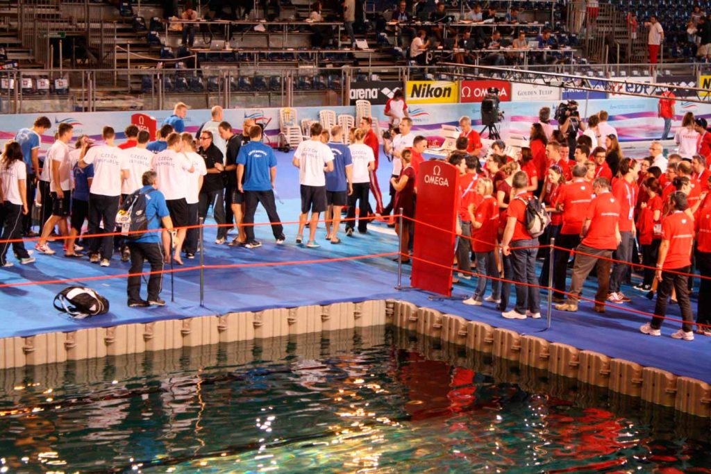 Marinefloor - Terrains sportifs et piscines - Chartres - Championnats européen natation