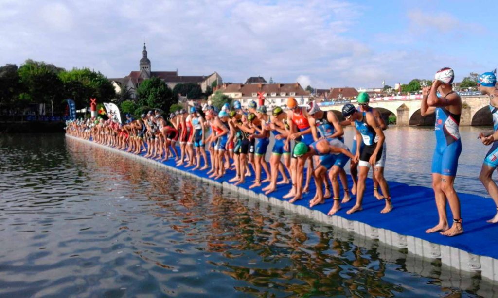 Marinefloor - Terrains sportifs et piscines - Gray triathlon