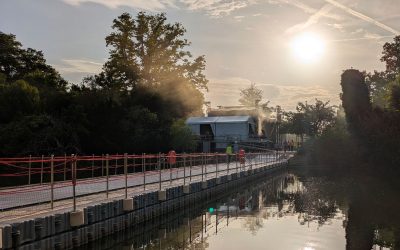 Une passerelle flottante signée Marine Floor Europe pour le Festiv4L