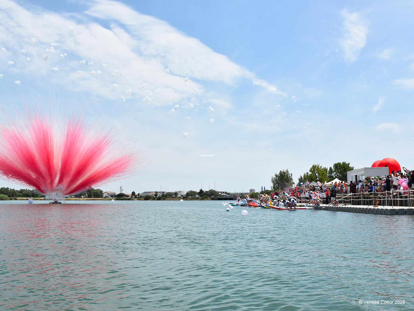 ponton flottant marinefloor evenement sportif vendee coeur 2026