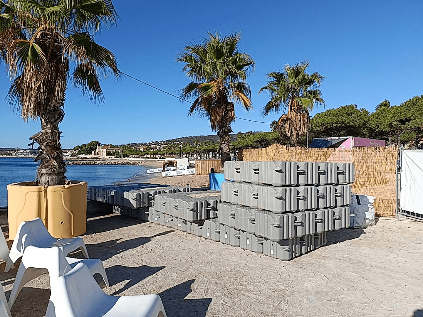 ponton flottant modulaire marine floor  europe