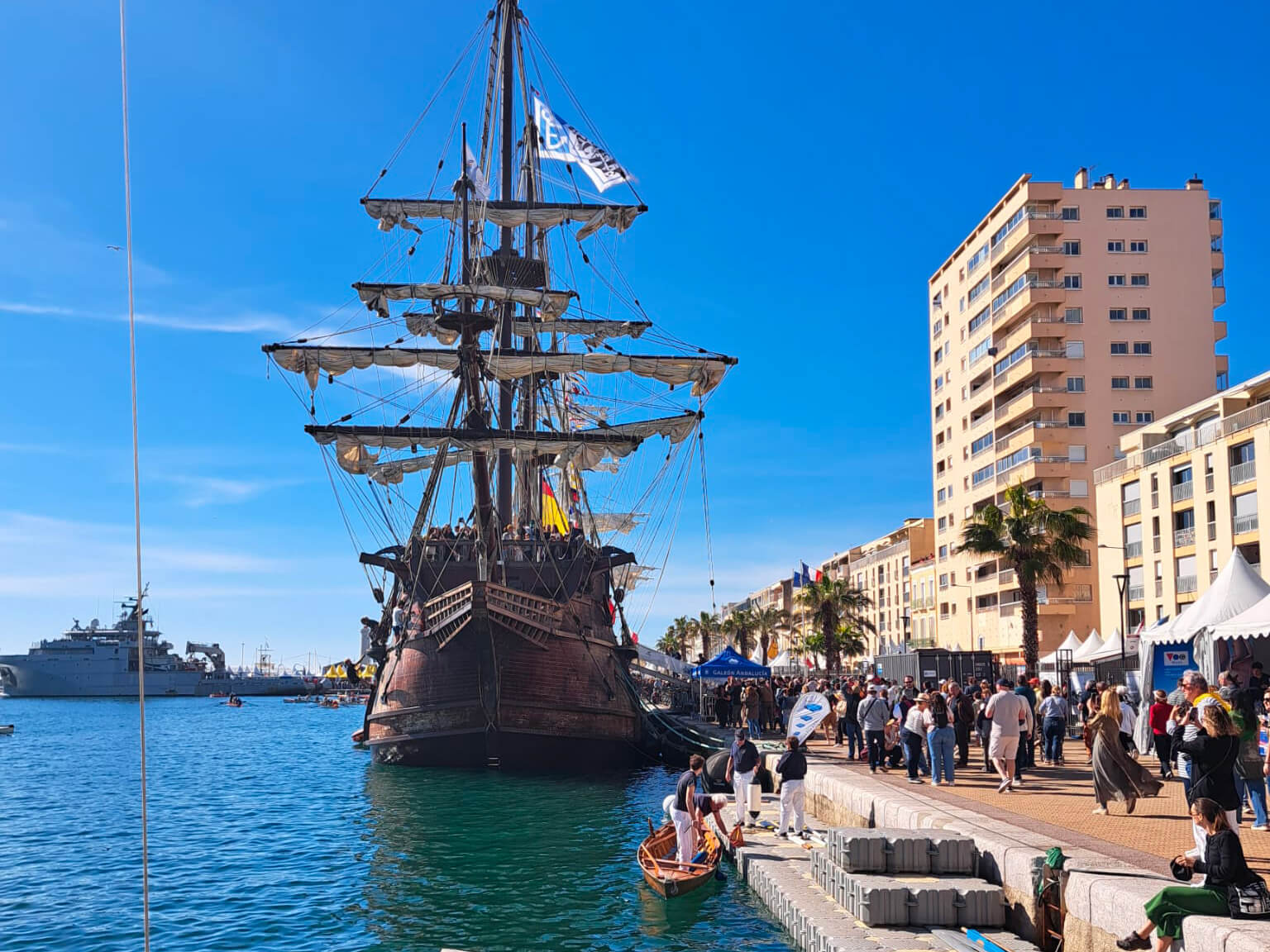 installation de pontons modulaires nautisme à Escale à Sète