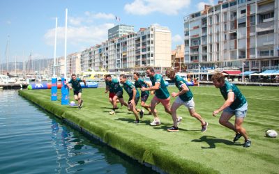 Waterugby 2025 : deux terrains flottants, un même engagement